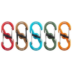 Karabinek Nite Ize - S-Biner Microlock Aluminum - 5 Pack- Niebieski/Czerwony/Coyote/Zielony/Pomarańczowy