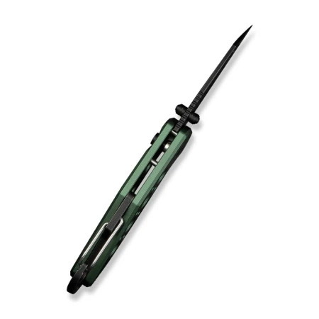Nóż składany Civivi Pragma Green Aluminium, Black Stonewashed Nitro-V (C23062B-3)