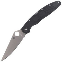 Nóż składany Spyderco Police 4 Lightweight FRN Black Plain (C07PBK4)
