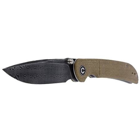 Nóż CIVIVI Imperium Olive Micarta, Black Damascus (C2107DS-2)