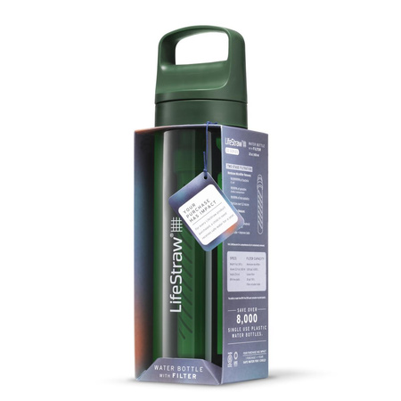 Butelka z filtrem dwustopniowym LifeStraw Go 2.0 - 0.65L Terrace Green