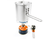 Zestaw naczyń z kuchenką - GSI Glacier Stainless Explorer Set