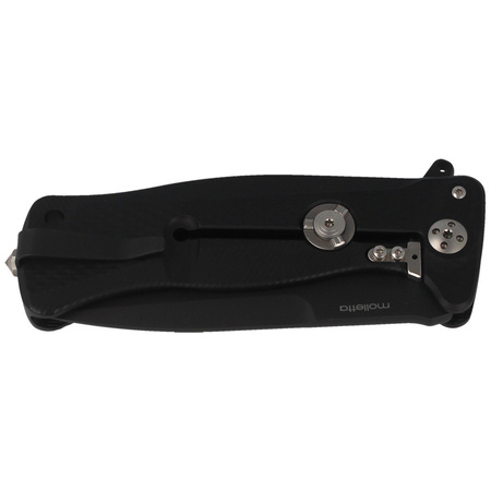 Nóż składany LionSteel SR Flipper Aluminum Black / Black Blade (SR11A BB)