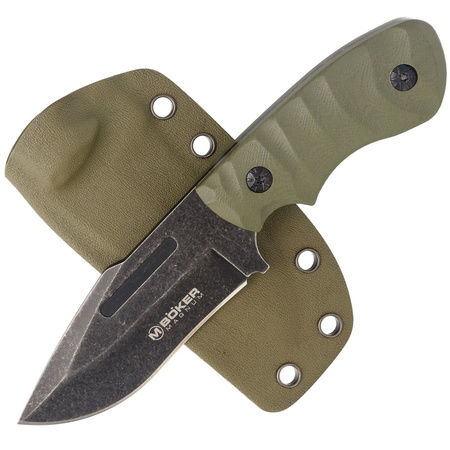 Böker Magnum - Nóż Lil Giant Green G10, Stonewash 440A (02LG113)