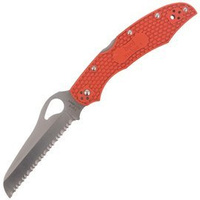 Nóż składany Spyderco Byrd Cara Cara 2 Rescue FRN Orange (BY17SOR2)