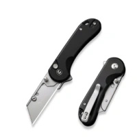 Nóż składany Civivi Elementum Utility Black Aluminium, Stonewashed 6Cr13 (C23039B-1)