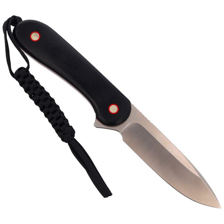 Nóż CIVIVI Elementum Black / Red G10, Satin Finish (C2104A)