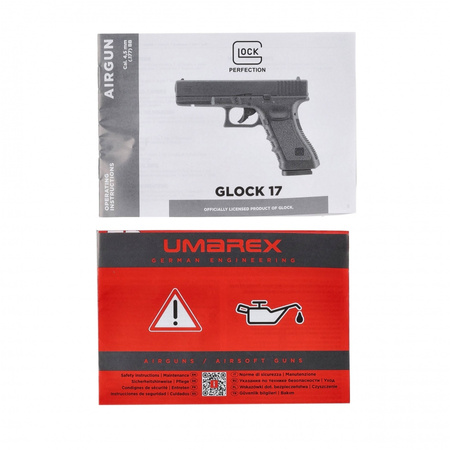 Glock - Pistolet wiatrówka Glock 17 blowback 4,5 mm BB CO2