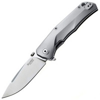 Nóż składany LionSteel T.R.E., Titanium, Stonewash M390 by Molletta (TRE BL)