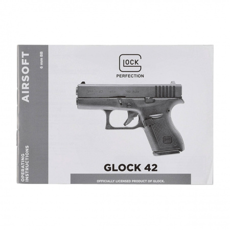 Glock - Replika pistolet ASG Glock 42 6 mm