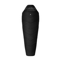 Alpinus - Śpiwór Fiber Pro 1300 dla leworęcznych - antracytowy