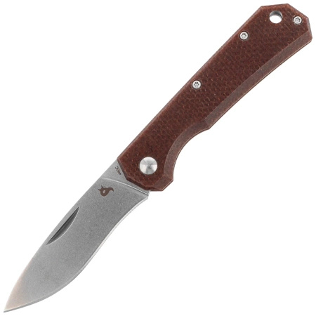 Nóż składany BlackFox Ciol Brown Canvas Micarta, Stonewashed 440C by Denis Simonutti  (BF-748 MIB)
