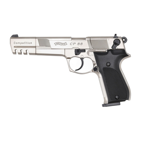 Walther - Wiatrówka Pistolet CP88 Competition nikiel 4,5 mm diabolo CO2