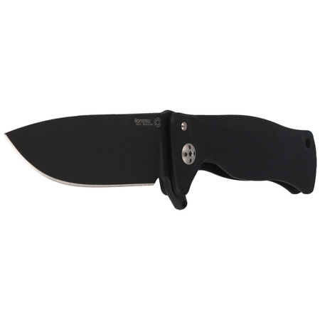 Nóż składany LionSteel SR Flipper Aluminum Black / Black Blade (SR11A BB)