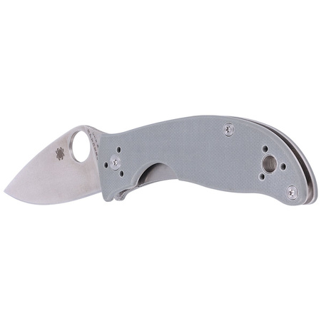 Nóż składany Spyderco Alcyone G-10 Grey, CTS-BD1N Plain (C222GPGY)