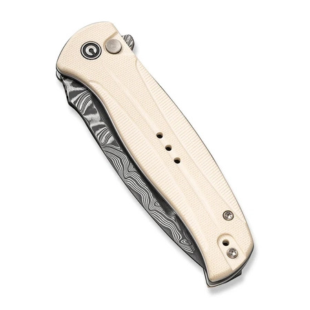 Nóż składany Civivi Incindie Ivory G10, Damascus (C23053-DS1)