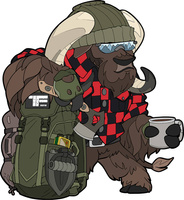 Task Force TF-2215 - Naszywka 3D Bushcraft Ox