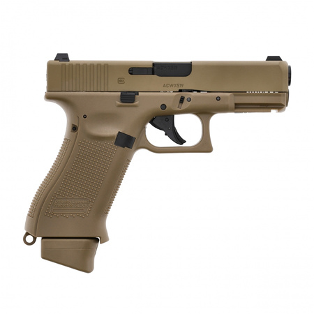 Glock - Replika pistolet ASG Glock 19X 6 mm coyote CO2