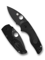 Nóż składany Spyderco Lil' Native Lightweight Black FRN, Black DLC CTS BD1N by Eric Glesser (C230PBBK)