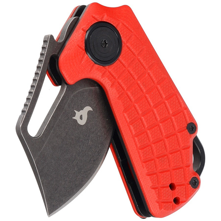 Nóż składany BlackFox Puck Red G10, Black Stone Washed D2 by Grigorii Matveev (BF-761 R)