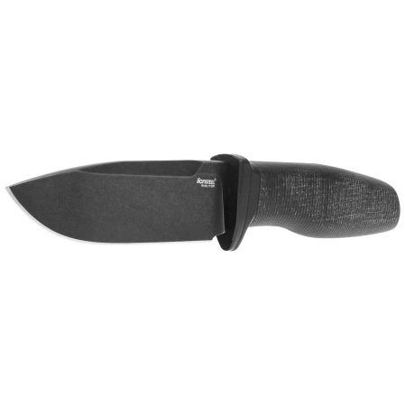 Nóż LionSteel Acha Black Burlap Micarta, Black Niolox by Molletta (AH B BLB)