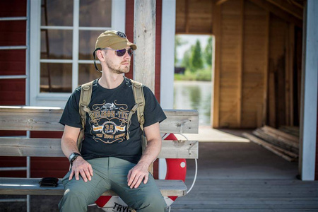 Helikon - Czapka z daszkiem Folding Outdoor Cap - Czarny - CZ-FOC-NL-01