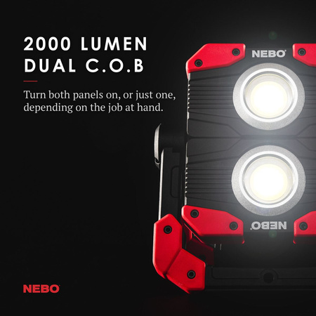 NEBO - Wielofunkcyjna lampa LED - OMNI 2K - 2000 lumenów