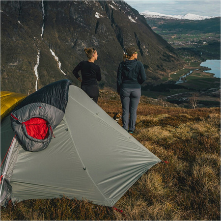 Robens - Śpiwór puchowy Serac 600 dla leworęcznych (-14°C) - czarny