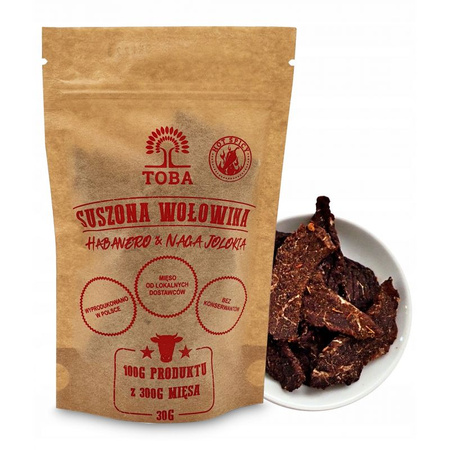 Toba - Wołowina suszona - Habanero 80 g