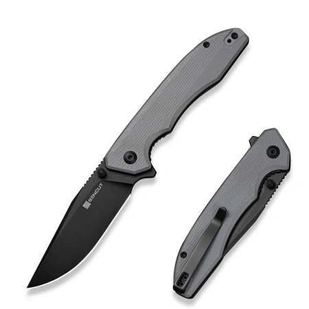Sencut - Nóż składany Sylor Gray G10, Black D2 (S25056-1)