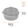 Kociołek żeliwny Petromax Dutch Oven FT3-T - bez nóżek