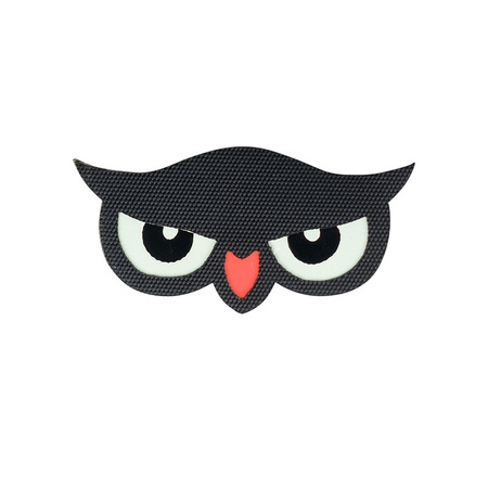 101INC - Naszywka świecąca - Laser Cut Patch Owl Eyes glow in the dark