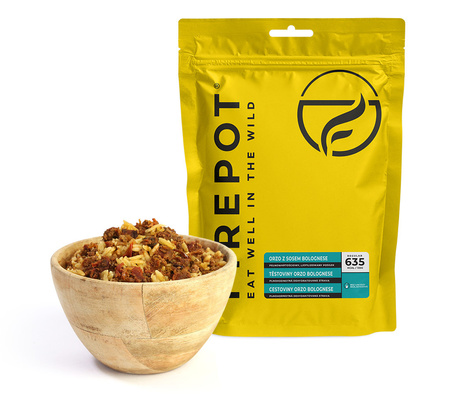Firepot - Liofilizat Danie Orzo z sosem Bolognese, 460g /635kcal
