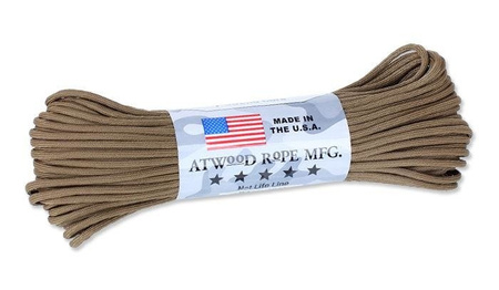 Atwood Rope - Paracord - MIL-SPEC 550-7 - 4 mm - Coyote Brown - 30,48m