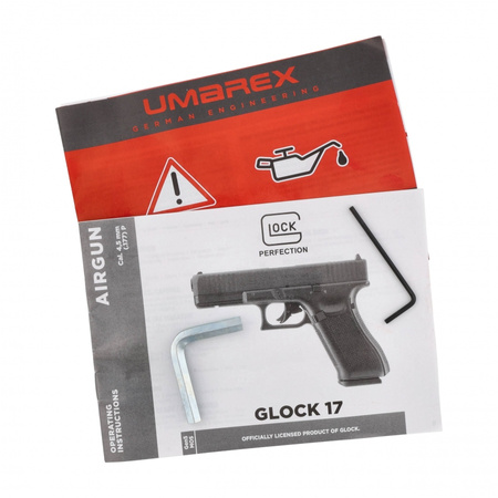 Glock - Pistolet wiatrówka Glock 17 gen 5 MOS 4,5mm diabolo