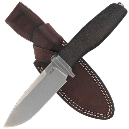 Nóż LionSteel Acha Green Burlap Micarta, Satin Niolox by Molletta (AH BLG)