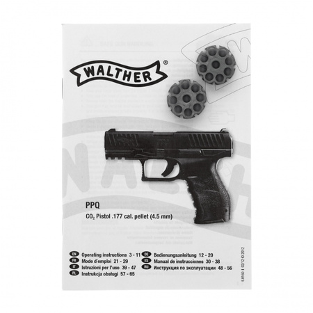 Walther - Pistolet wiatrówka PPQ 4,5 mm CO2