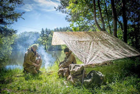 Helikon - Płachta biwakowa Supertarp Small - Shadow Grey