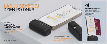 XTORM Powerbank Powershot 5.000 20W czarny XG2PS051