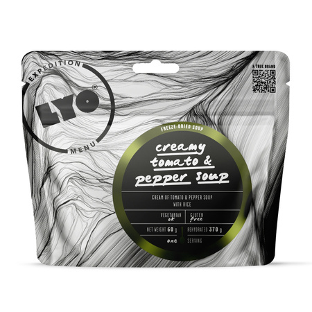 LYOFOOD Expedition - Racja żywnościowa liofilizowana - Kremowa zupa pomidorowa - 370 g