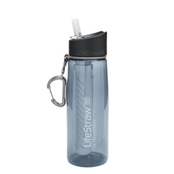 Butelka z filtrem do wody z 2-stopniową filtracją LifeStraw Go 0.65L - Moody Blue