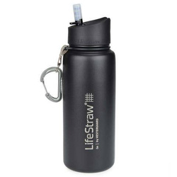 Filtr do wody z 2-stopniową filtracją LifeStraw® GO Stainless Steel - Black
