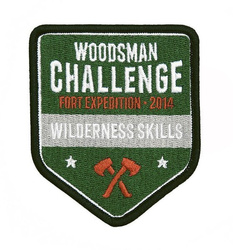 Fosco Industries - Naszywka haftowana Woodsman Challenge