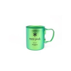Kubek tytanowy - Snow Peak Titanium Single Mug 450 - Ocean Green