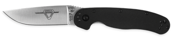 Nóż Ontario Rat 2 Folder Silver Blade 8860SP - Czarny